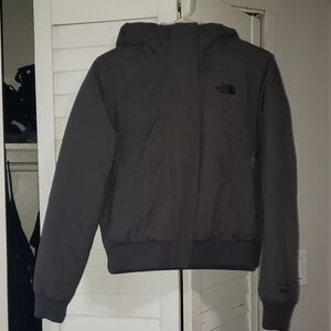 The North Face Nebula Bomber Jacket in graphite grey Small